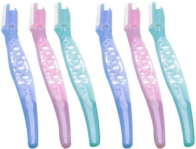 카이 CAN 눈썹면도기 소 3종, 혼합 색상, 2세트