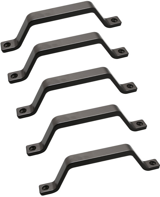 초이스하드웨어 전면 로미 손잡이 블랙, 5개