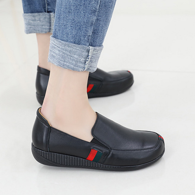 J-Shu 天然牛皮休閒便鞋