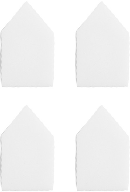 엘리식스 하이드로 하우스 조각 퍼프, 혼합 색상, 4개