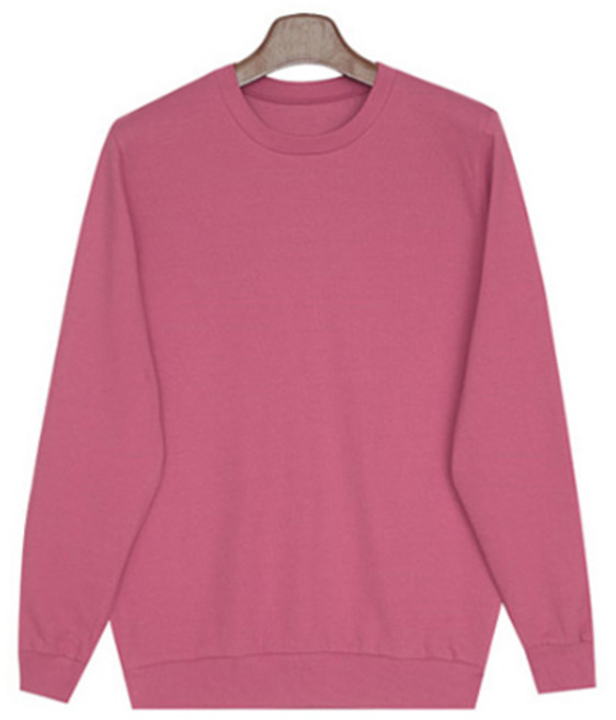 머시따 누구나 편하게 즐겨입는 무지 맨투맨