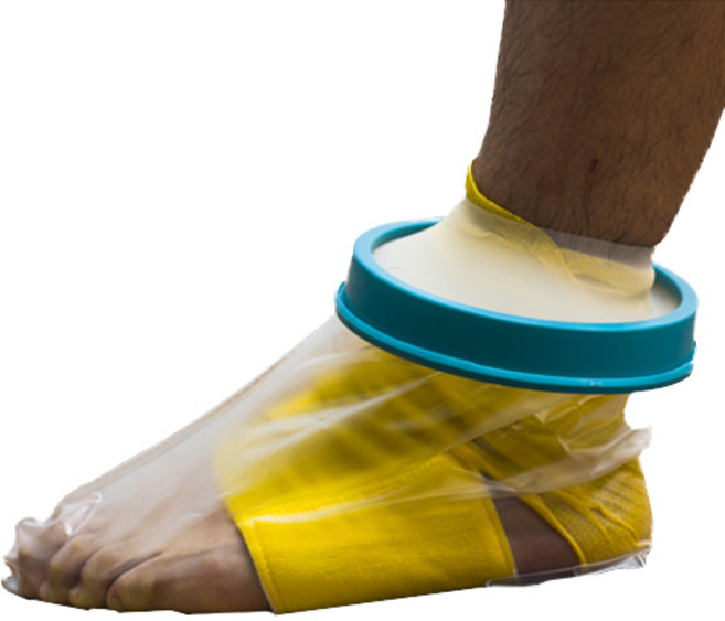 토비메모리 깁스방수 커버 성인발목 FS-2102, 혼합 색상, 1개