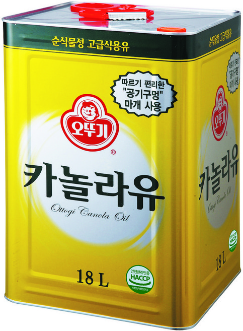 오뚜기 카놀라유, 18L, 1개