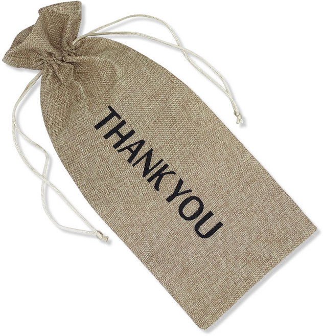 미르코리아 땡큐 와인병 파우치 대, 혼합 색상, 10개