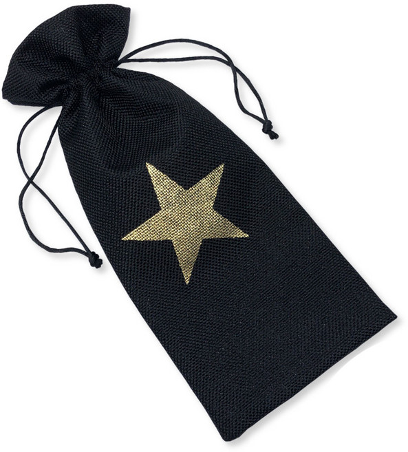 미르코리아 블랙 큰별 유리병 파우치 중, 혼합 색상, 10개