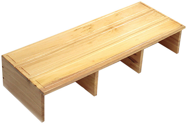 원목 수납 발판, 2단