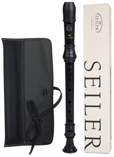 삼익악기 자일러 저먼식 리코더 SER-G, 매트블랙, 1개