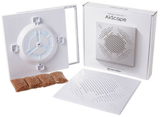 에어스케이프 환풍기 역류방지댐퍼, 화이트
