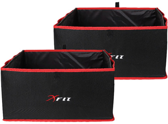 엑스핏 팝업 트렁크정리함 2p, 블랙