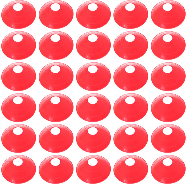 리빙다 접시콘, 레드, 30개