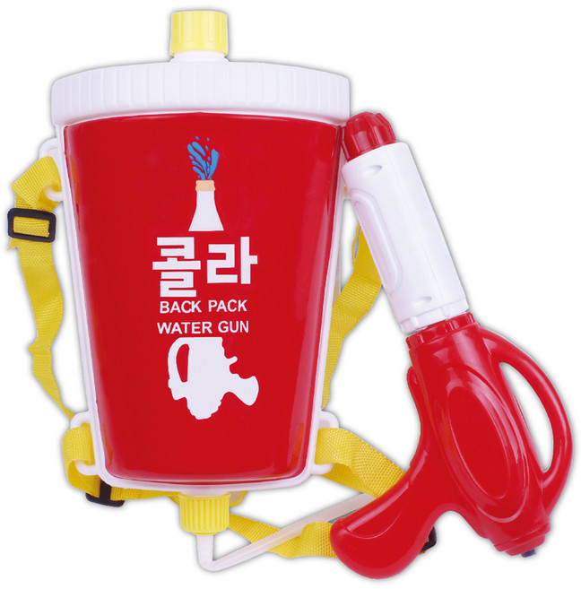 토이락 콜라 배낭 물총, 혼합색상, 1개
