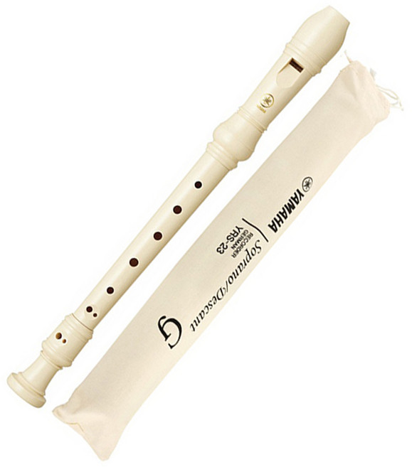 야마하 소프라노 리코더 저먼식 YRS-23G, 1개