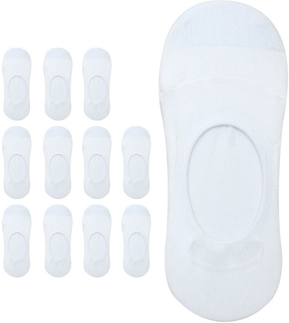 투투삭스 남성용 구멍 보완 발 끝 두겹 페이크삭스 12켤레