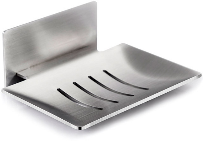 3M 강력접착 호텔식 스텐 비누받침대, 1개