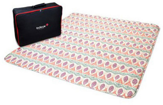 보국 캠핑 전기요 BKB-6651K + 보관가방, 혼합 색상, 특대형 (47 x 64 x 18 cm)