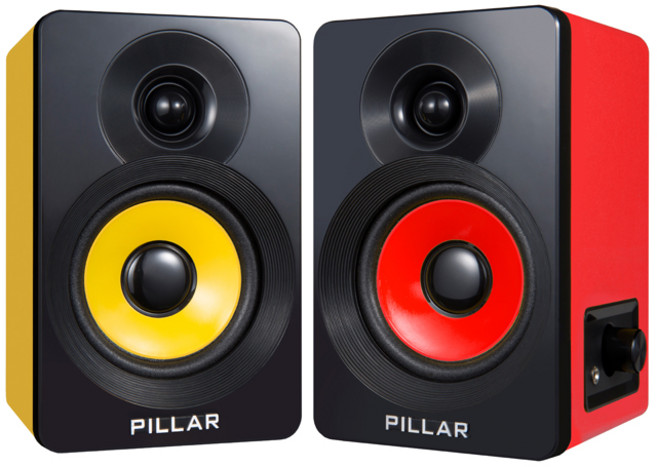 필라 컴소닉 2채널 스피커 PILLAR, CS-90USB, 혼합 색상