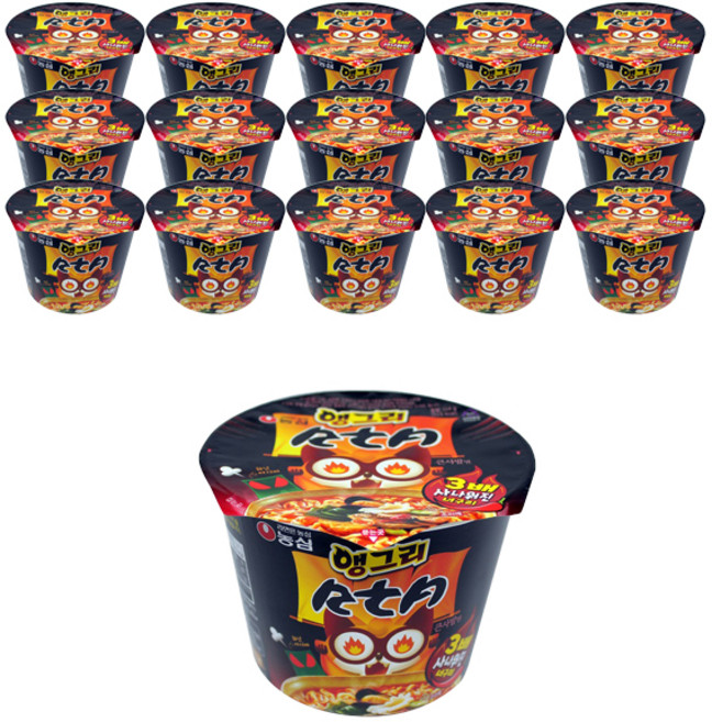 너구리 앵그리RtA 큰사발 114g, 16개