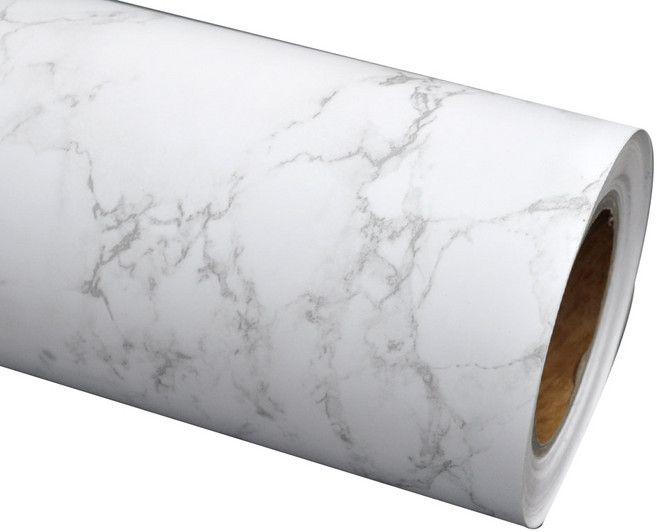 인필 에어프리 생활방수 접착식 대리석 시트지 필름, GEH153마블대리석파스텔화이트무광, 폭 1230mm x 길이 2.5m