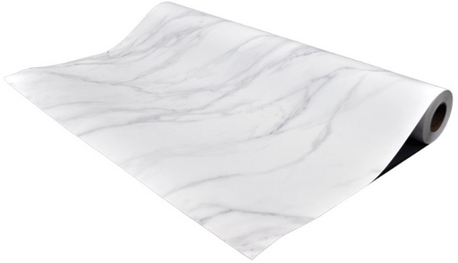 현대시트 에어프리 생활방수 접착식 대리석시트지필름 GEH152 무광, 마블대리석크림화이트, 폭 1230mm x 길이 5m