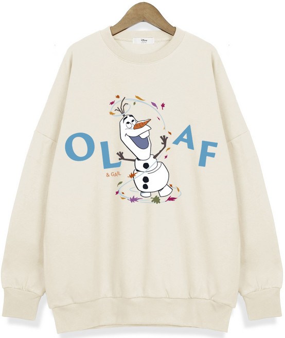 이수샵 디즈니 오버핏 맨투맨 티셔츠 RTN565