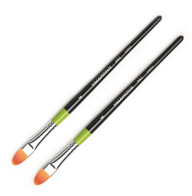 화홍 디자인붓 982, 4호, 2개