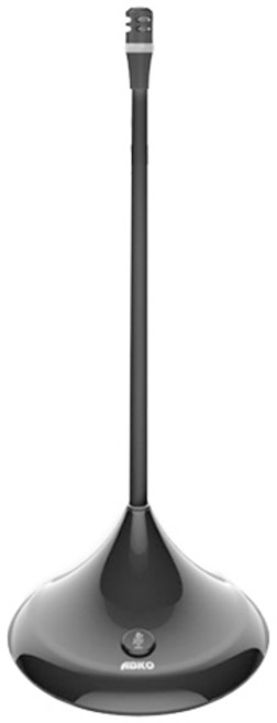 앱코 유선 구즈넥 스탠드 마이크, MP400, 블랙