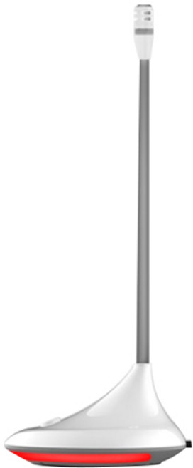 앱코 유선 고감도 콘덴서 스탠드 마이크, MP400, 화이트