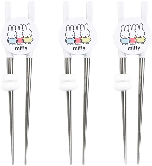 씨에스동양상사 미피 교정용 젓가락, 혼합색상, 3개