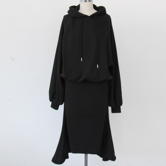 봉봉스토리 인어후드 임부복 상하의 세트