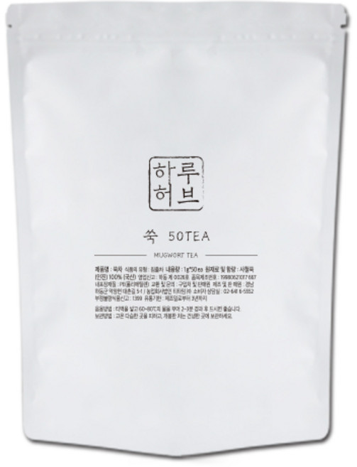 하루허브 쑥차 대용량, 1g, 50개입, 1개