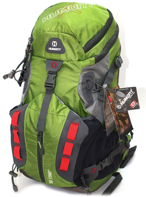 휴몬트 등산배낭 레인커버 포함, 그린