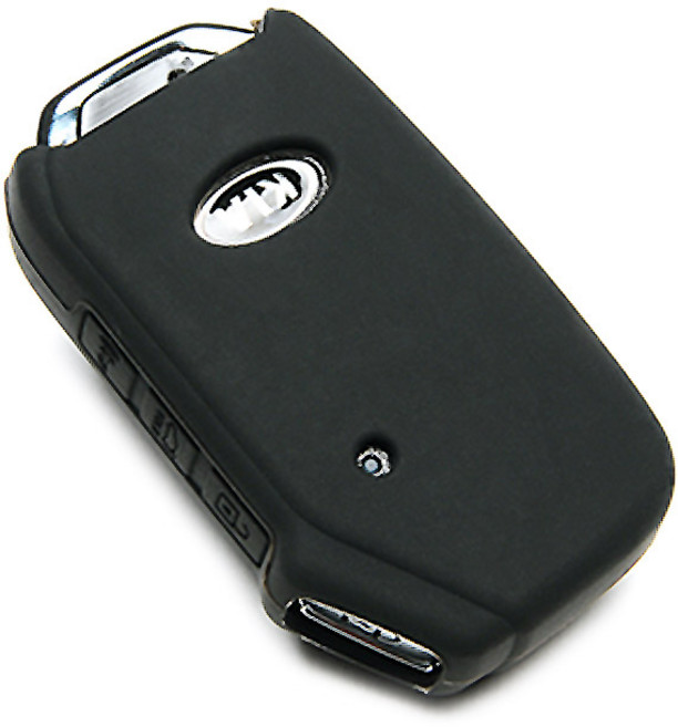 케인즈 올뉴K3 스마트키 실리콘 케이스, 리얼블랙