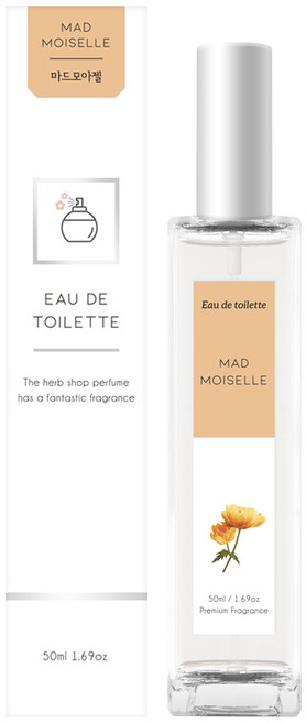 더허브샵 마드모아젤 오 드 뚜왈렛, 50ml, 1개