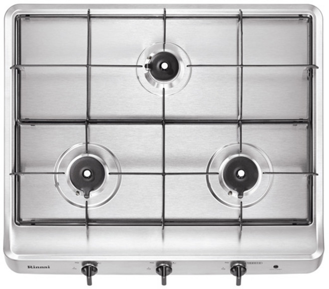 린나이 빌트인 가스레인지 3구 자가설치, RBR-AS301D, LNG