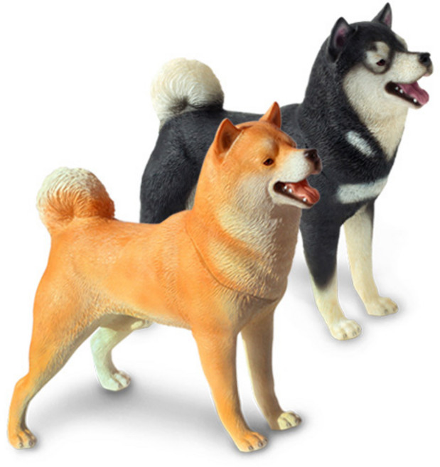 반디 시바견 피규어 랜덤 발송, 1개