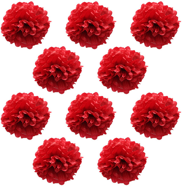 리빙다 꽃모빌 10p, 레드