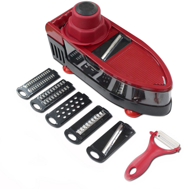 올인원 6종 멀티 야채 슬라이서, 혼합색상, 1세트