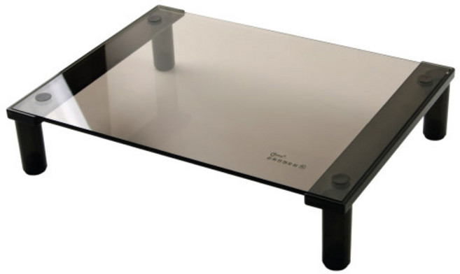 컴스 마우스 숨김 모니터 받침대 LC187, 브론즈, 1개