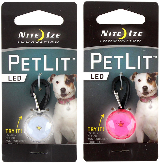 도그아이 강아지 LED 펫릿트 인식표 2p, 랜덤발송, 2개