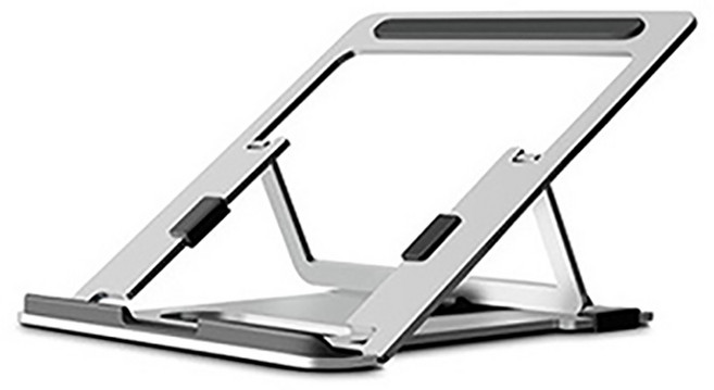 anyclear 高級鋁合金筆記型電腦 Macbook 支架 底座 AP-10 + 收納袋, 銀色