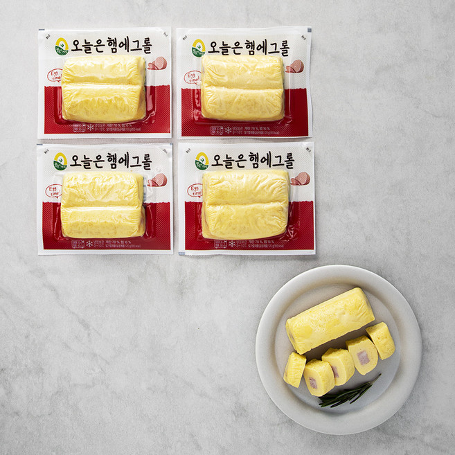 풍요한아침 오늘은 햄에그롤, 120g, 4개