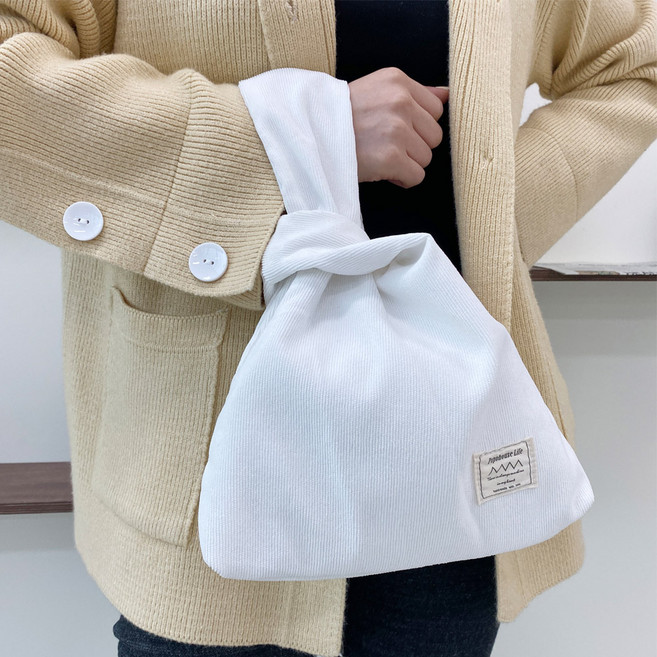 고앤비 골덴 손목 매듭가방 bg1018