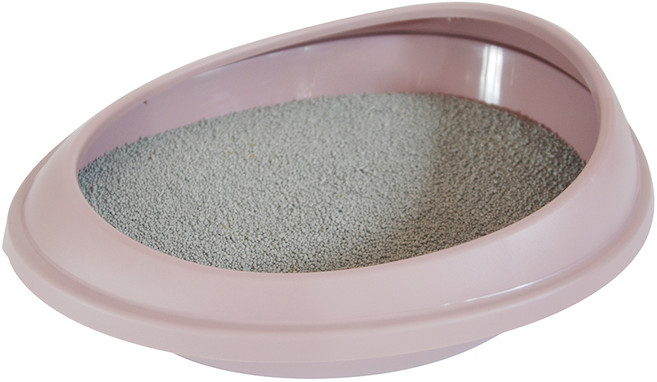 푸르미 고양이 평판 화장실 + 모래삽, 인디핑크, 1개