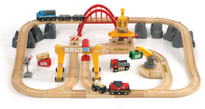 브리오 디럭스 화물기차 공구놀이 세트 33097, 혼합색상, 1개