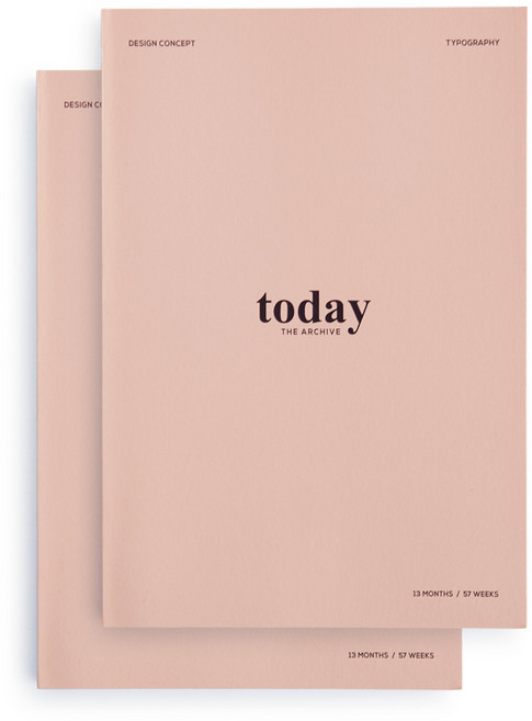 퍼니메이드 만년형 다이어리, 페일핑크, 2개