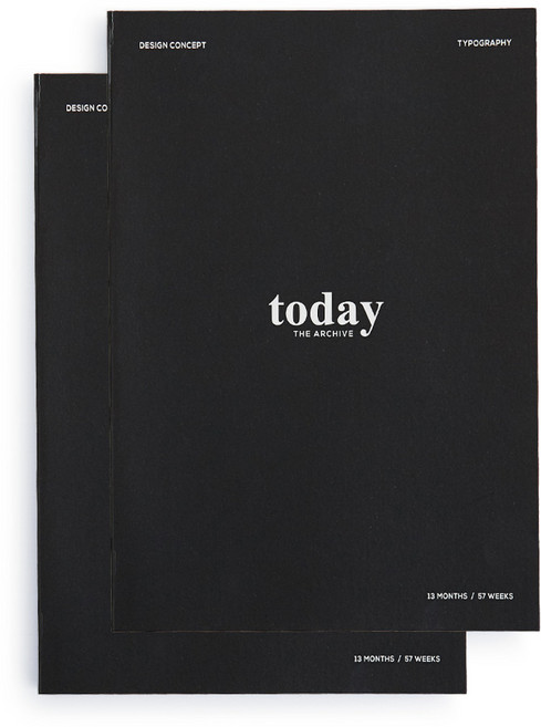 퍼니메이드 만년형 다이어리, 블랙, 2개