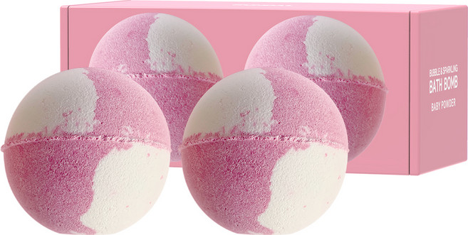 쿤달 버블 앤 스파클링 배쓰밤 베이비파우더, 200g, 2개
