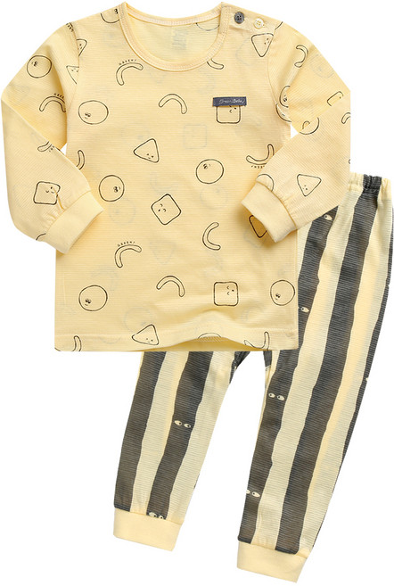 그린베베 아동용 와글와글 긴팔 쟈가드 내의 상하세트