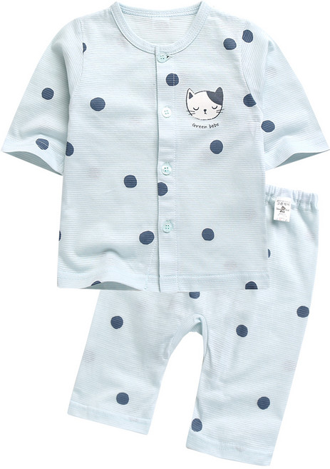 그린베베 아동용 버블캣 7부 쟈가드 내의 상하세트