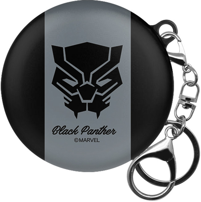 漫威 LG Tone Plus Free 保護殼 + 掛環, 單一商品, 黑豹